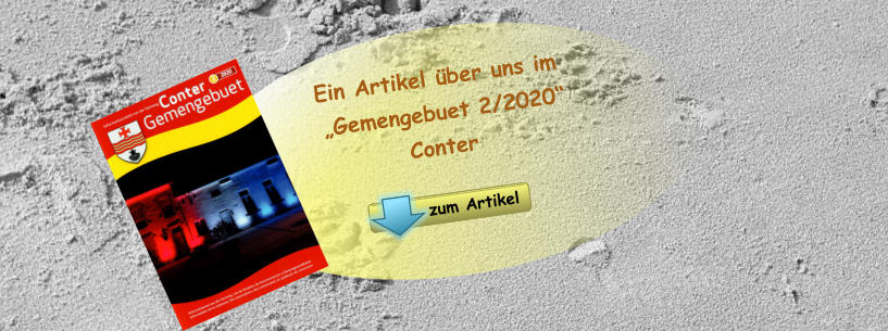 Ein Artikel über uns im  „Gemengebuet 2/2020“ Conter  zum Artikel zum Artikel